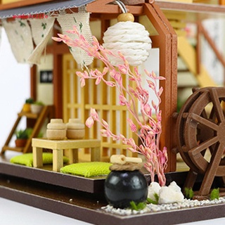 Casa De muñecas Miniatura De madera De montaje hecho a mano