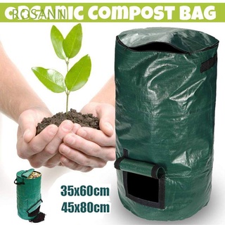 rosann bolsa de cultivo ambiental orgánico suministros de jardín bolsa de compost probióticos patio pe tela maceta vegetal casero residuos de cocina