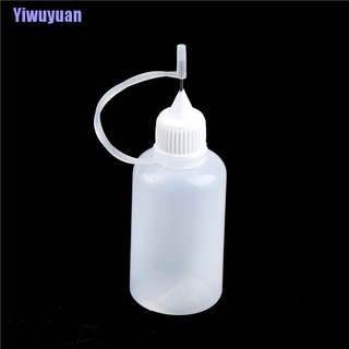 Yiwuyuan - 30 ml aplicador de pegamento aguja exprimir botella para pluma de papel DIY herramienta de manualidades