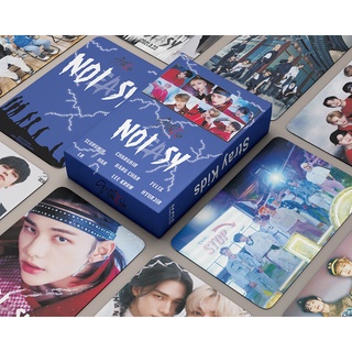 54 unids/caja stray kids photocards 2021 noeasy álbum azul lomo tarjeta hyunjin postal