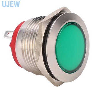 Ujew LED indicador de señal brillante luz ignífuga Base tipo Pin IP66 impermeable