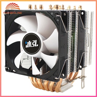 Rain_binghong CPU enfriador de aire 6 CDC Heatpipes LED Dual 92mm ventiladores para LG 1 AM2 FM2 (8)