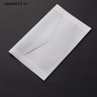newd 10 unids/lote sobres de papel semitransparente para tarjetas postales diy regalo de almacenamiento cl
