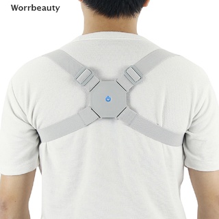 worrbeauty corrector de postura inteligente corrector electrónico de alivio de espalda con sensor vibración cl