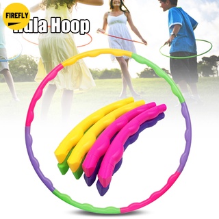 niños hula hoop desmontable kindergarten color fitness anillo de gimnasia material plástico onda hula hoop para niños niñas