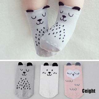 (cei) lindos calcetines de algodón de dibujos animados para bebé/niña/niña/calcetines para recién nacidos/bebés s-m