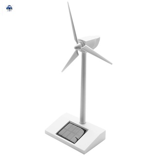 solar alimentado 3d molino de viento montado el educación diversión niños juguete regalo turbina eólica blanco para niños juguetes de niños