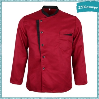 Chef Jackets Tops Long Sleeve Restaurant Hotel Kichen Chef Uniform Work Wear