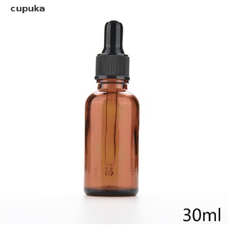 cupuka nuevo 5ml-100ml ámbar vidrio líquido reactivo botella de pipeta ojo gotero aromaterapia cl (4)