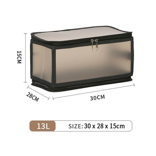 L/13l plegable caja de almacenamiento impermeable PP siete piezas bolsa organizadora bolsa de clasificación I8Z3 (9)
