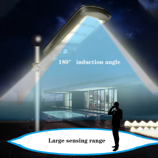 [Fsat Envío] LED COB Luz Solar Impermeable Lampu Iluminación Al Aire Libre Sensor De Movimiento Foco Lámpara 450W/250W/150W/50W De Calle De Pared IP67 Alimentado Por Energía Control De Para Jardín Patio (7)