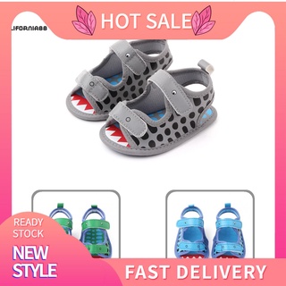 Caf -- lindo Animal de dibujos animados verano transpirable sandalias de bebé niño Prewalker zapatos planos