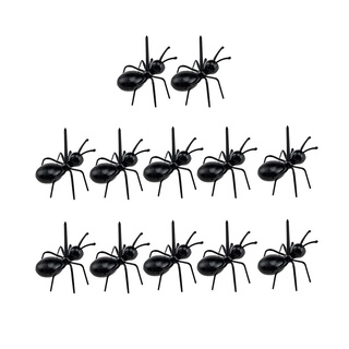 juego de 12 horquillas en forma de hormiga, horquillas para frutas, fiesta, favor, tenedor