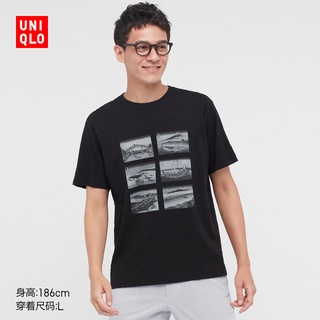 Nuevo Uniqlo hombre/mujer (UT) Hokusai Fuji camiseta impresa (manga corta) 44228