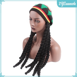 Party/Fancy Dress/Halloween Hat Cap with DREADLOCKS RASTA Jamaica Reggae Style (9)