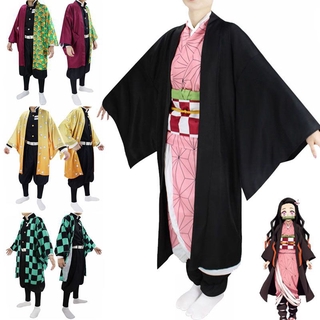demon slayer: kimetsu no yaiba kamado nezuko cosplay traje kimono túnicas traje