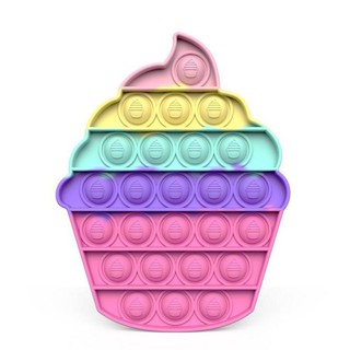 Juguete arco iris Poku burbuja Pop It Color pastel rnWai Stock limitado