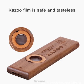 Instrumento musical Durable portátil principiante niños amante de la música boca flauta de madera Kazoo