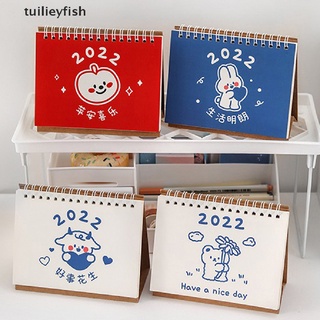 Tuilieyfish 1PC 2022 Cute Creative Mini Desk Calendar Decoration Stationery School Supplies CL