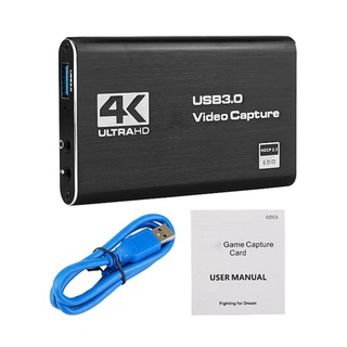 tarjeta de captura de vídeo compatible con hdmi 4k usb3.0 1080p grabber dongle tarjeta de captura