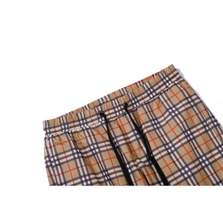 burberry shorts nuevo listo stock de alta calidad clásico check pocket hielo seda algodón casual pantalones cortos para mujeres/hombres (5)