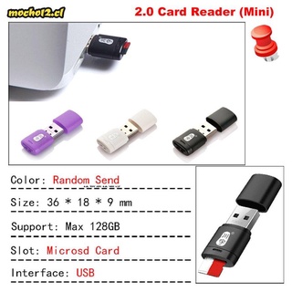 Lector de tarjetas C286 teléfono móvil lector de tarjetas Tf Mini lector de tarjetas Micro Sd (2)