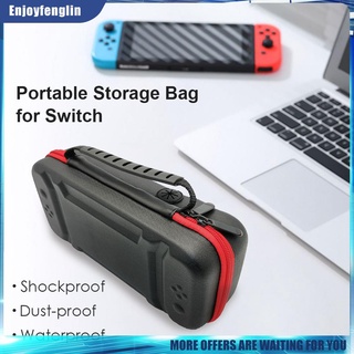 (Enjoyfenglin) Caja de transporte portátil para NS Switch consola bolsas de almacenamiento impermeable