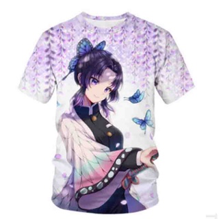 Kids Demon Slayer T-shirt Short Sleeve Tops Anime Tanjirou Nezuko Boy Girl Children Tee Shirt High Quality (9)