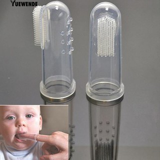 Cepillo de dientes de silicona suave para dedo de bebé cepillo de masaje para bebés