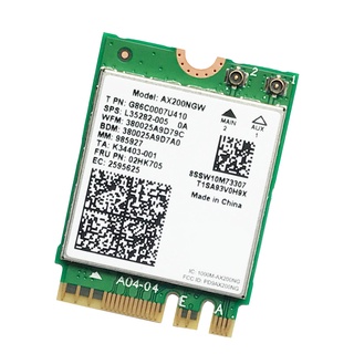 Wircard para tarjeta de red Wifi AX200 2400Mbps inalámbrico AX200NGW NGFF M.2 Bluetooth G/5G Ac/Ax (6)