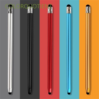 Colorquatint tableta de doble puntas capacitivas Para Iphone Ipad doble diademas punta táctil pluma táctil/bolígrafo Multicolor