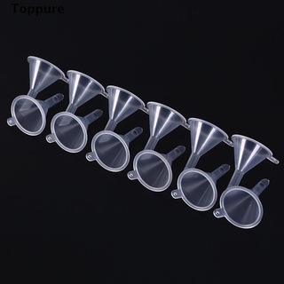 [Toppure] 12pcs clear plastic funnels for empty bottle filling perfumes essential oils .