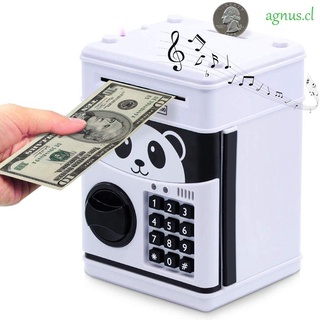 agnus hucha de seguridad lindo contraseña caja de dinero gadget de ahorro de dinero electrónico efectivo niños regalos caja de almacenamiento