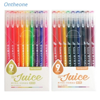 ontheone - bolígrafos de tinta de gel reutilizables (0,5 mm, para estudiantes, oficina, escuela)