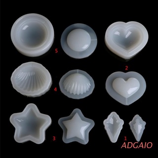 adgaio diy - molde de silicona transparente para hacer joyas, colgante de resina, herramienta de manualidades
