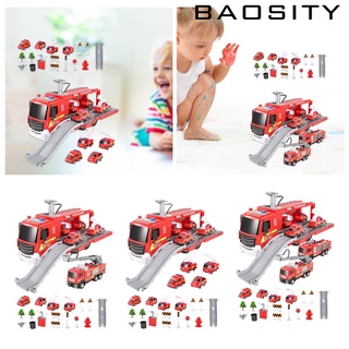 [BAOSITY*] Camión de bomberos de juguete de coche conjunto de vehículos de bomberos modelo de coche para herramientas educativas