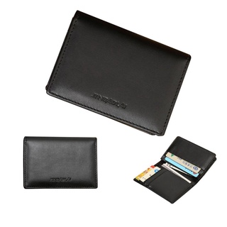desion negro cartera de los hombres clip monedero nueva moda id tarjeta de crédito bifold cuero genuino (6)