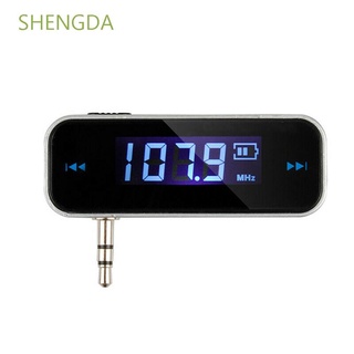 Shengda transmisor FM portátil carga USB reproductor de música transmisor inalámbrico Mini coche Kit AUX 3.5 mm duradero para auriculares batería incorporada Mp3 Play
