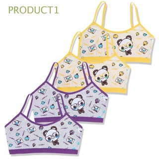 Producto1 Panda con estampado de dibujos Animados chaleco joven sin Mangas chica Interior Interior ropa Interior niñas Adolescentes brasier entrenamiento/Multicolor