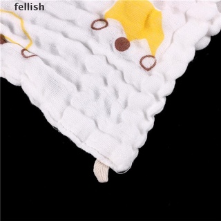 [Fellish] Soft Cotton Baby Infant Newborn Bath Towel Washcloth Feeding Wipe Cloth 436CL