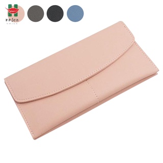 Bolso simple Coreano De Moda para mujer/Bolsa De cuero color sólido/monedero largo para dama/niña/monedero De Alta calidad