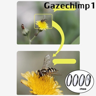 [Gazechimp1] Kit de filtro de primer plano +1 +2 +4 +10 lentes de vidrio óptico para cámaras digitales (5)