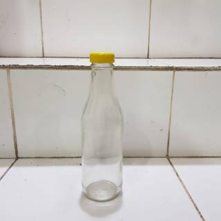 340 ml botella de vidrio amarillo cerrar (nuevo) sy23 Y1