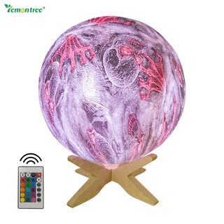 M4-Moon Lamp 3D Light 3D Technology LED Moon Lamp Colorful Baby Moon Night Light Durable Charging Mo