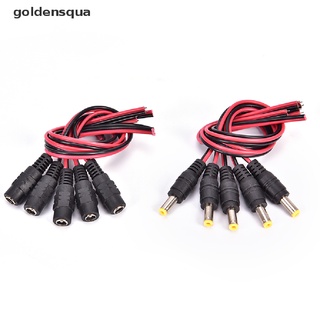 [goldensqua] 5.5x2.1mm Female DC Power Socket Jack Plug Connector Cable 12V .