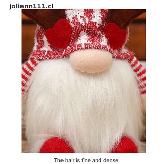 joli navidad cornamentas brillante gnome adornos de escritorio lindo elfo suave muñeca decoración cl (6)