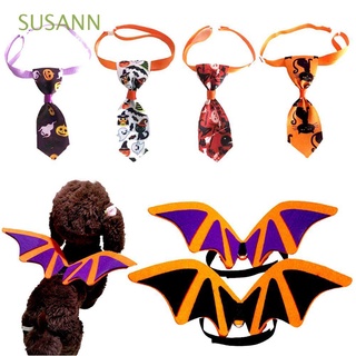 susann adorable corbata mascota regalo perro disfraces alas murciélago gato disfraz de halloween accesorios para mascotas divertido negro suministros de fiesta cosplay perro vestir