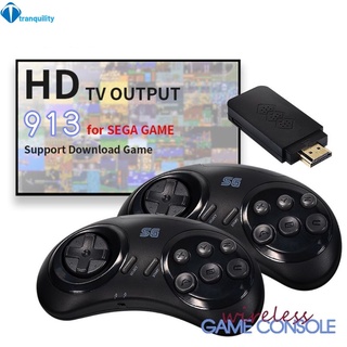 Consola retro Para juegos Sega De juegos Md 16-bit con 900+ juegos consola De video juegos compatible con salida De Tv/Hdmi compatible/control inalámbrico