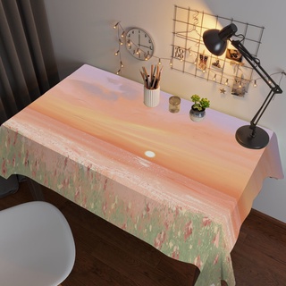 Kika.shop - papel pintado de pintura al óleo 8.26 red RedinsCute, diseño de corazón, diseño de estudiante, dormitorio, escritorio, decoración a prueba de polvo, mantel y mantel de mesa de café