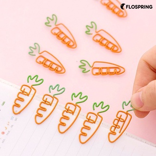 flo zanahoria helado guisante forma de nabo marcapáginas titular de papel clip papelería (3)